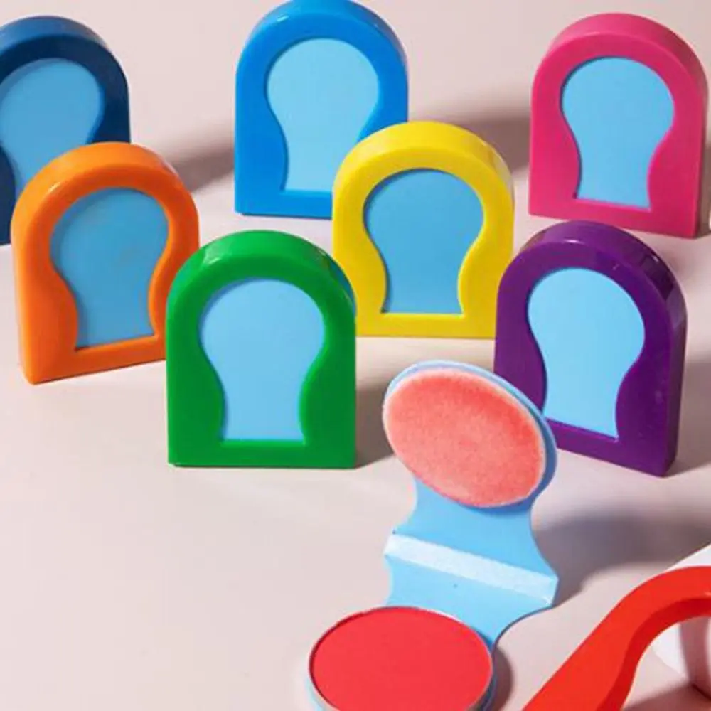 

8Pcs 3g Disposable Hair Chalk Water Soluble Quick Hair Coloring Powder Easy to Clean Vibrant Colors One-time Hair Dye