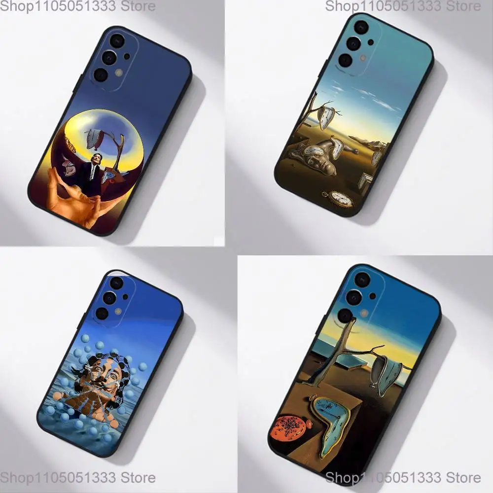 

S-Salvador D-Dali Art Phone Case For Samsung S25,S24,S21,S22,S23,S30,Ultra,S20,Plus,Fe,Lite,5G Black Cover