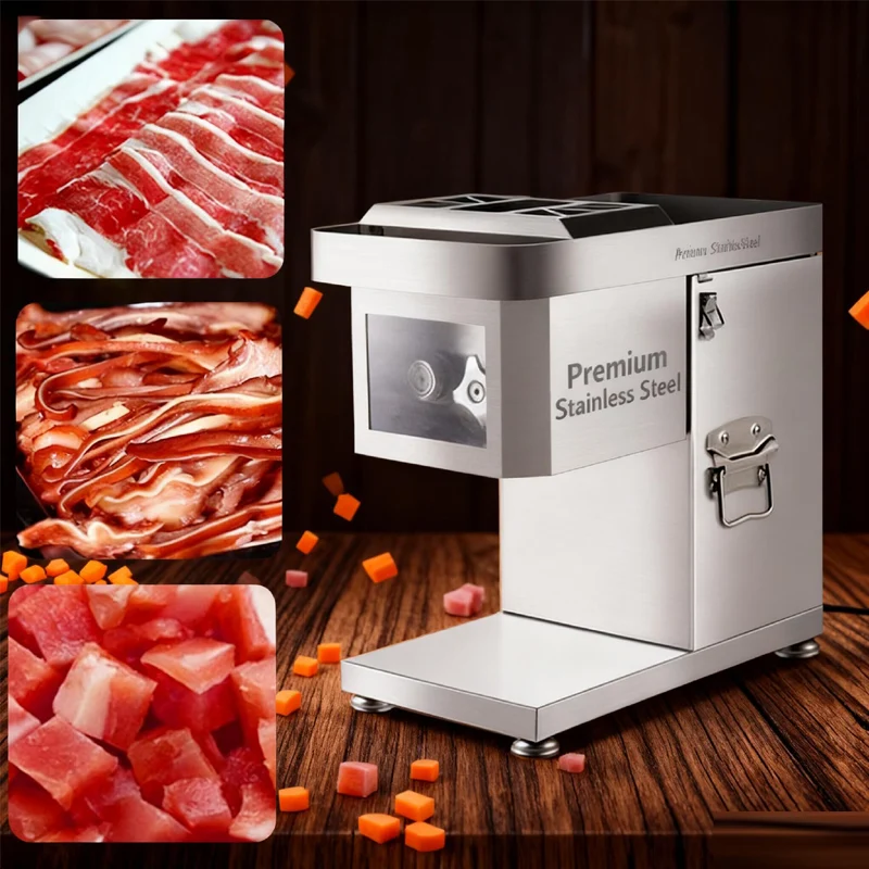 

Электрическая овощерезка, коммерческая машина для нарезки картофеля, помидоров, фруктов, лука, моркови, имбиря, слайсер