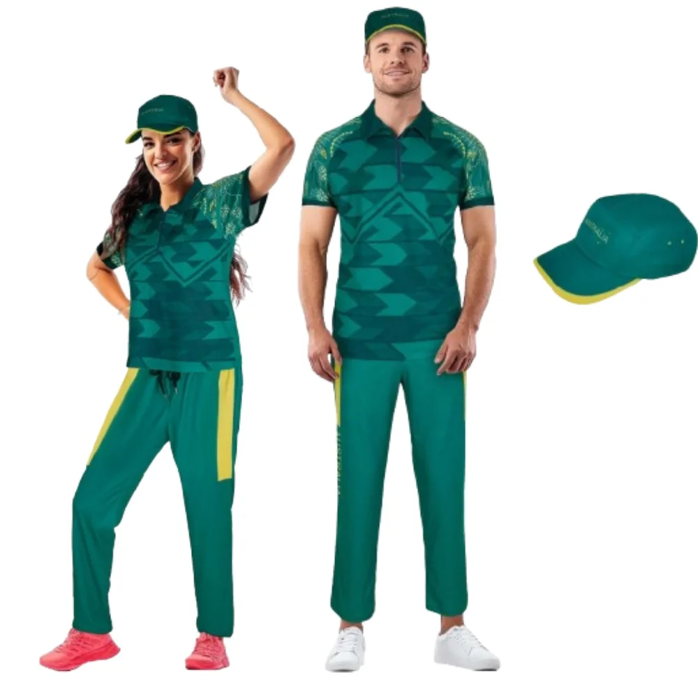 Breakdance Costume Unisex Australian Breakdancer Dancer Suit Set 2024 Sportswear Hat Pants Women Men Performance Costumes