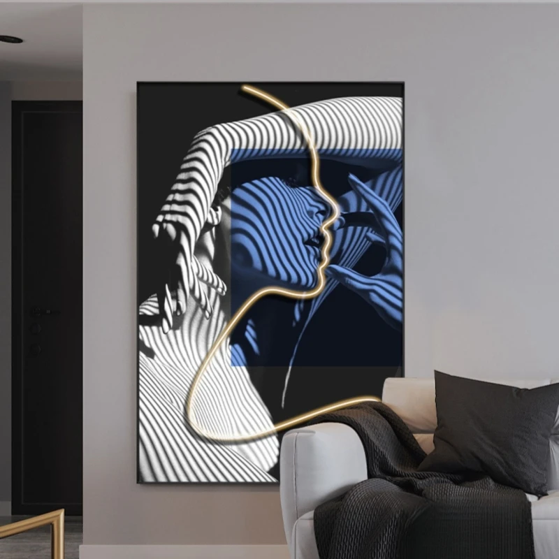 Modern Fixture Luxury LED Mural Light For Corridor Living Dining Room Bedroom Lustre Home Decoration Hanging Painting Wall Lamp