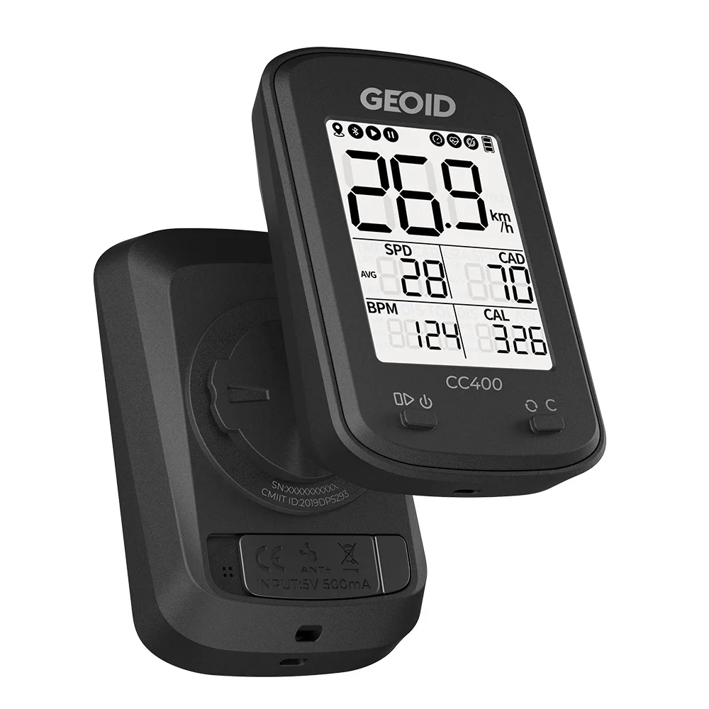 

Jiao CC400 велосипедный компьютер GPS мониторинг скорости пробега сердечного ритма кадция водонепроницаемый и долговечный