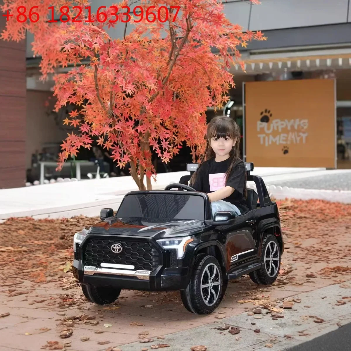 Toyota genuine authorized children's electric cars, baby toys rechargeable battery remote control can sit in the car