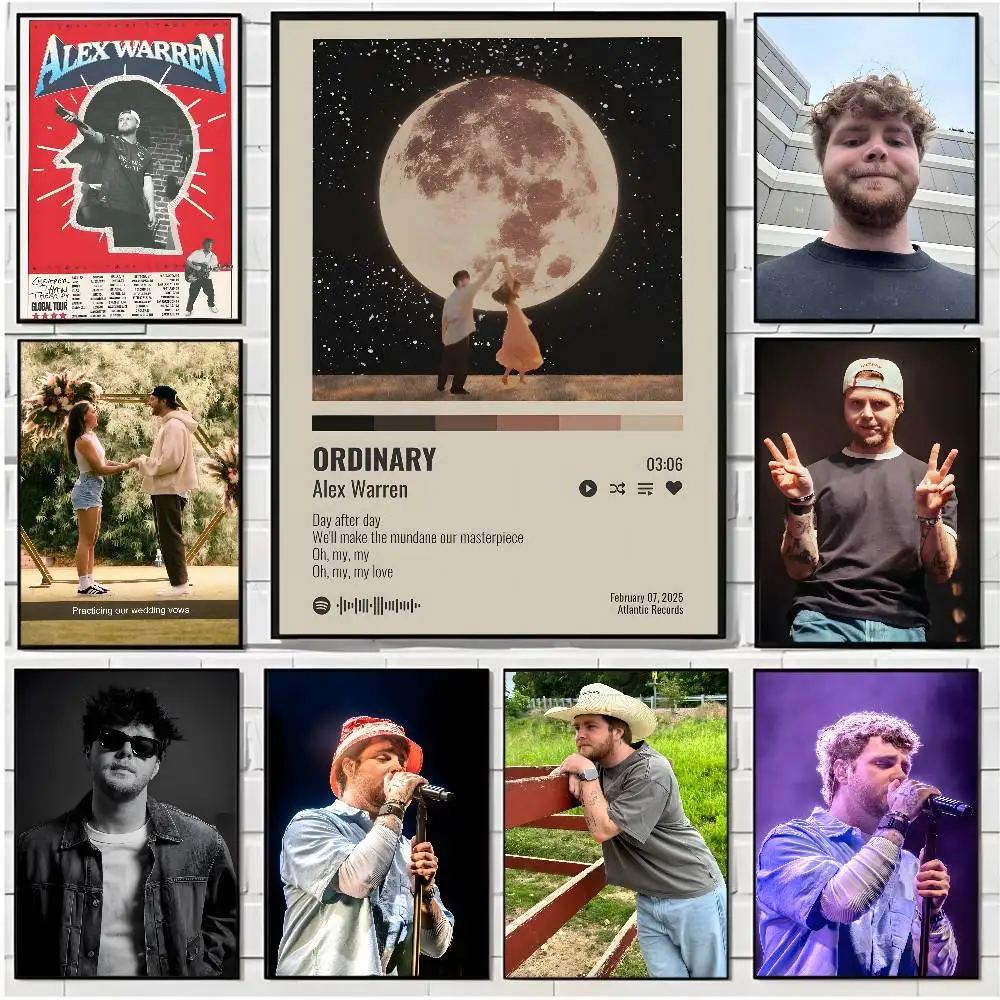 

A-Alex WarrenS and Album Ordinary Poster HD art sticky wall waterproof home living room bar office aesthetic decoration