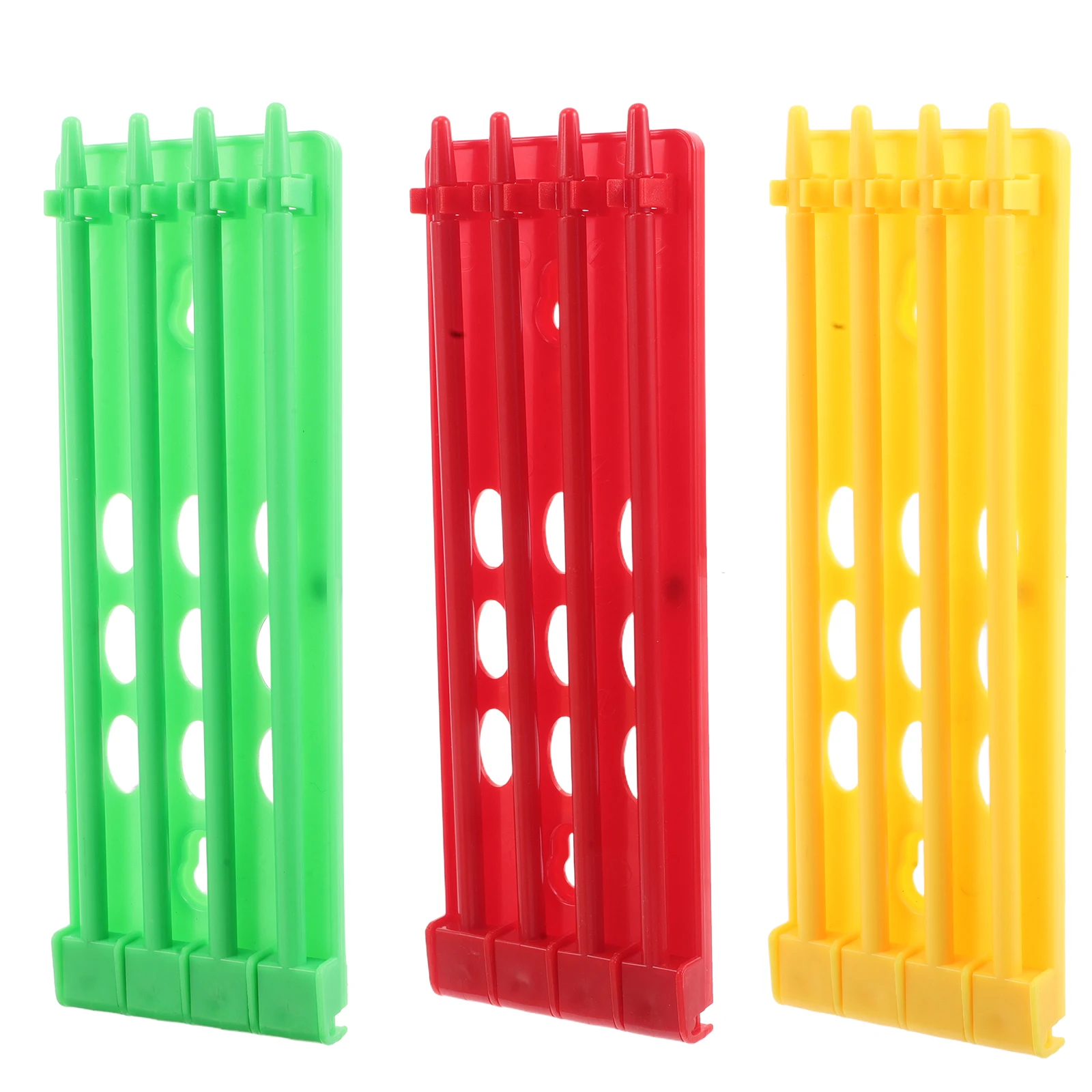 

3 Pcs Pigeon Ring Stand Racing Leg Bands Holder Frame Poultry Foot Bird for Pigeons Carrier Plastic Rack