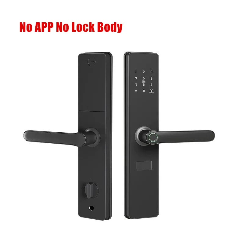 Anti Theft Smart Door Lock TTLock Bluetooth Wireless Digital Keypad Code Fingerprint Door Lock Aluminum Alloy Wood/Aluminum Door - view 4