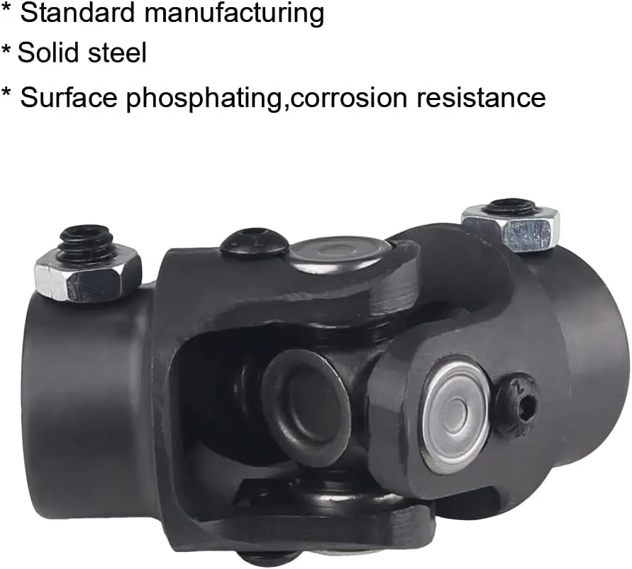 Универсальный шарнирный соединитель, одинарный рулевой вал 3/4 дюйма, DD x 3/4 дюйма, DD 83 мм, двойной одинарный рулевой вал, соединительные автомобильные аксессуары