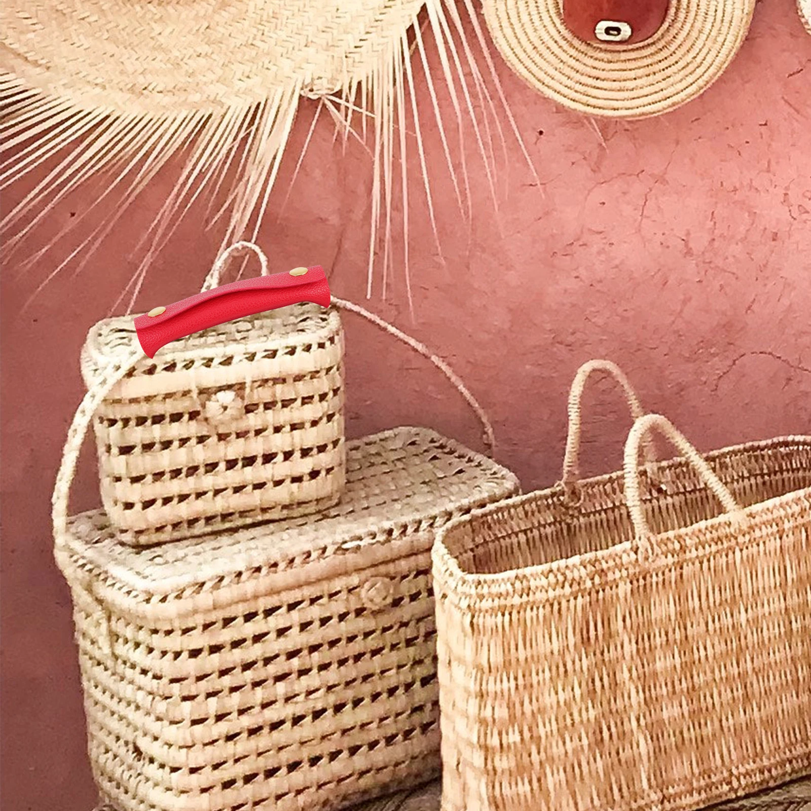 

1pc Luggage Bag Handle Protective Resilient Handbag Handle Wrap Pu Sleeve For Shopping Duffel Travel Bags