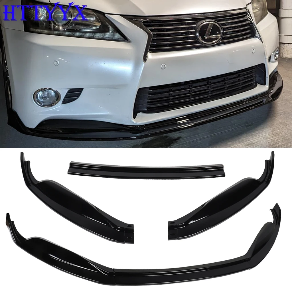 

Car Front Bumper Splitter Lip Diffuser Body Kit Spoiler Guard Fit For Lexus GS250 GS300h GS350 GS450h 2012 2013 2014 2015