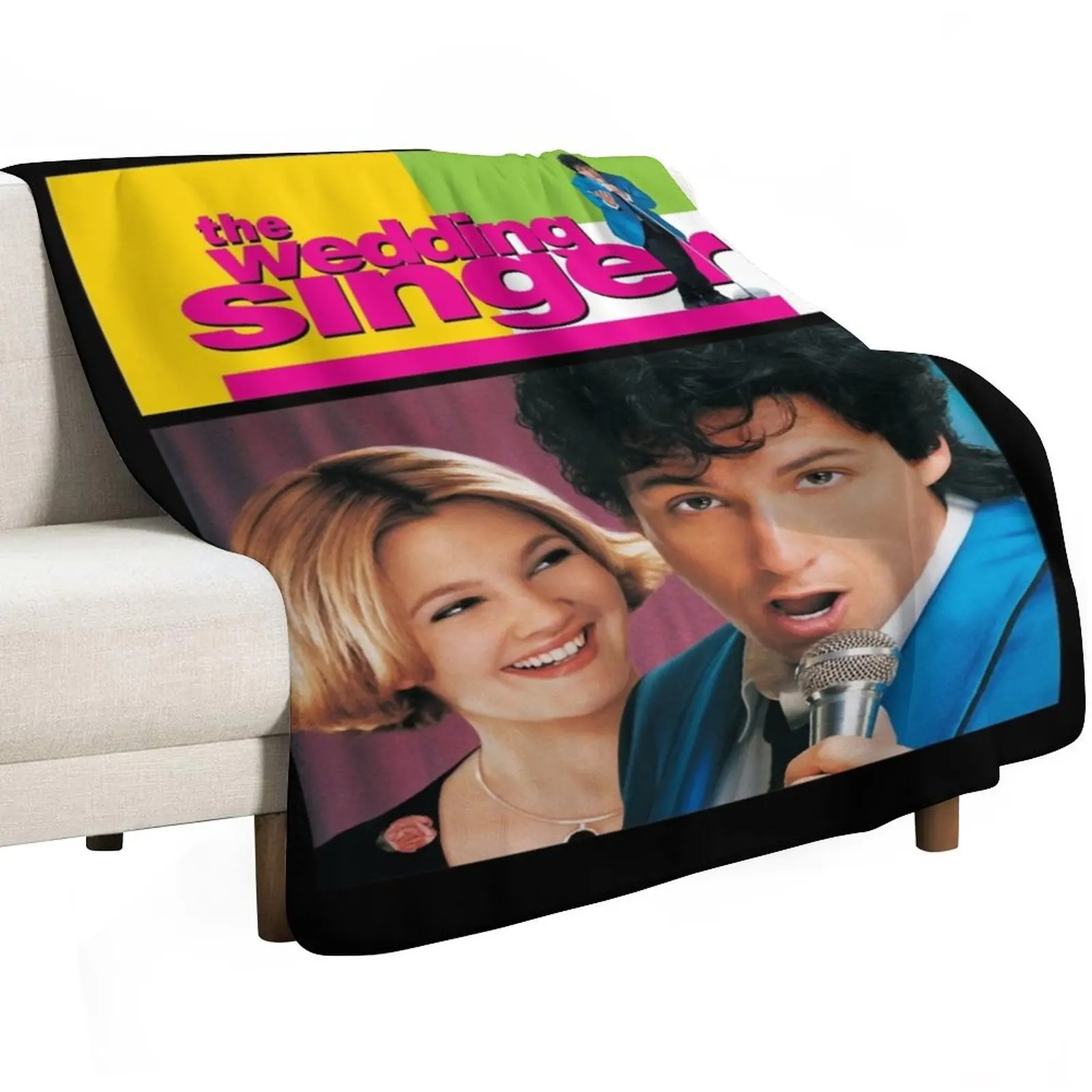 Beautiful Model The Wedding Singer (1998) Classic Fans Throw Blanket Decoratives Large Extra Large Throw Fashion Sofas Blankets