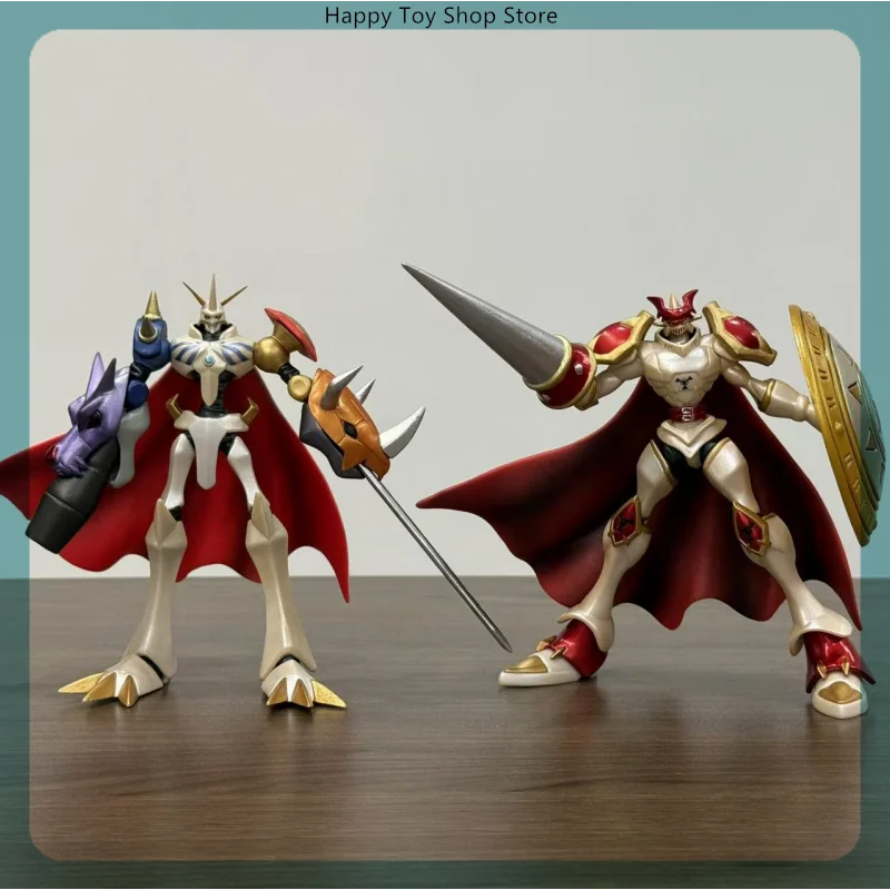 Digimon Adventure Dukemon Omegamon Royalknights Anime Figure Model Statue Boys Collection Model Desktop Decoration Ornament Toys