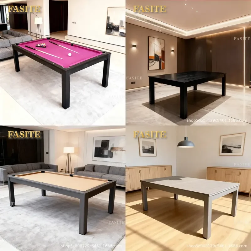 For Adult 3 in 1 Pool Table Billiard Pong Combo Game Table Indoor Home Office Conference Room Multifunctional