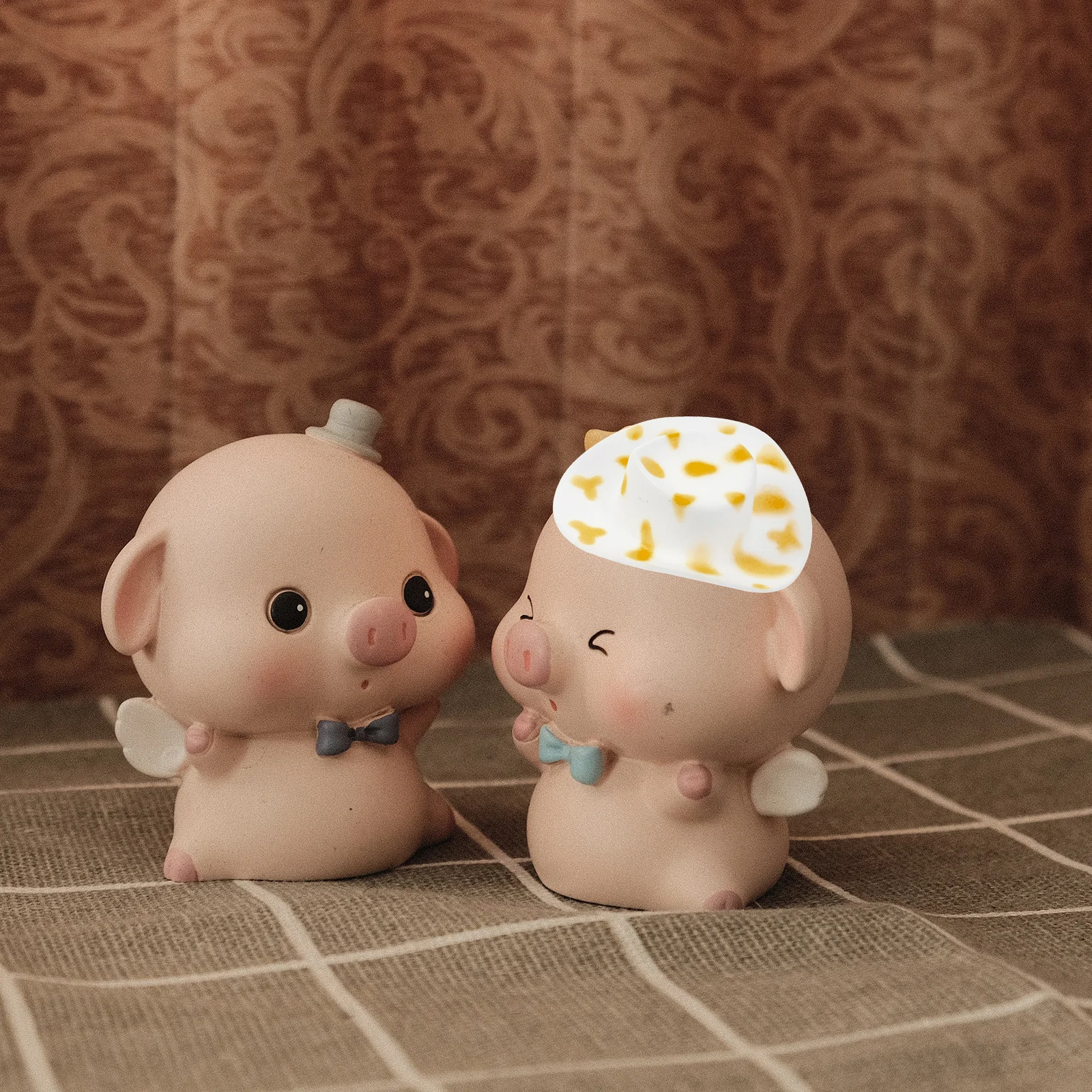 20 قطعة من قبعات رعاة البقر الغربية الصغيرة البلاستيكية المصغرة خفيفة الوزن للحرف اليدوية لتزيين الحفلات لوازم قبعة صغيرة عصرية #4