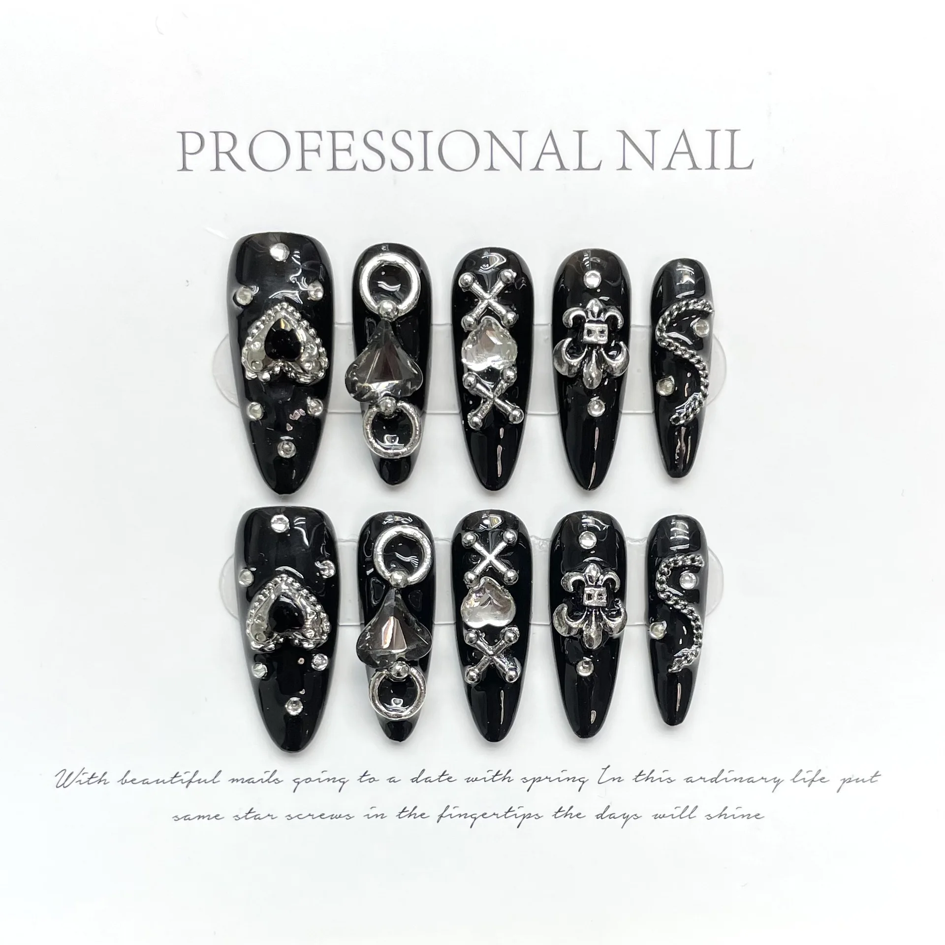 

Japanese Dark Mine Sexy Style Nail Art Fashion Manicure (221)
