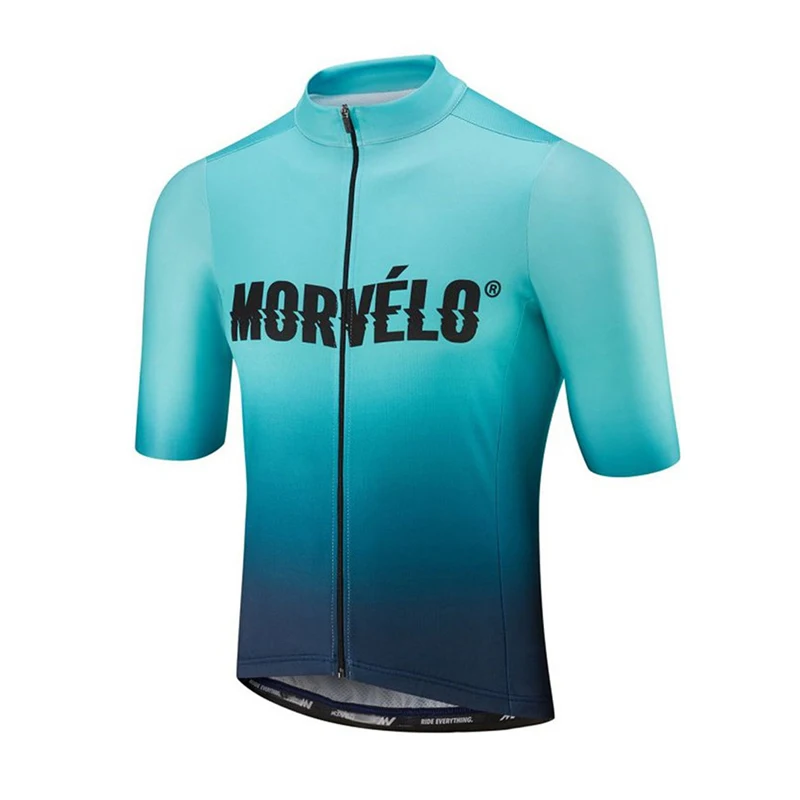 MORVELO Cycling Jerseys Summer Men Bike Short Sleeve Clothing MTB Bicycle Cycling Clothes Ropa Ciclismo Outdoor Quick Dry