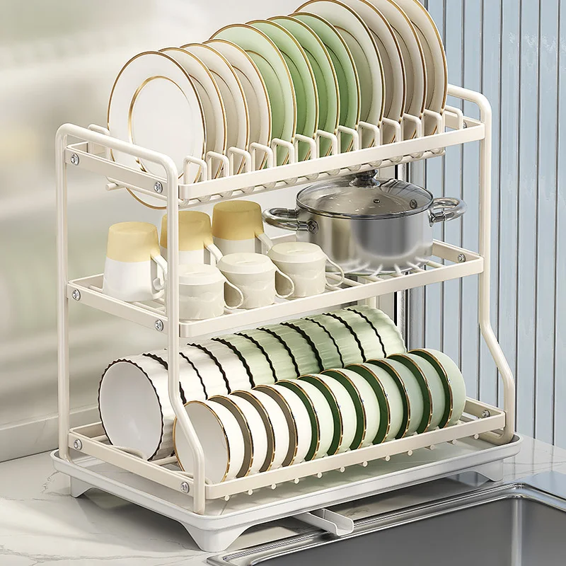 

Dish Drainer Kitchen Organizer Multifunctional Chopsticks Kitchenware Tableware Drainer Board Organizer for Kitchen Acceesories