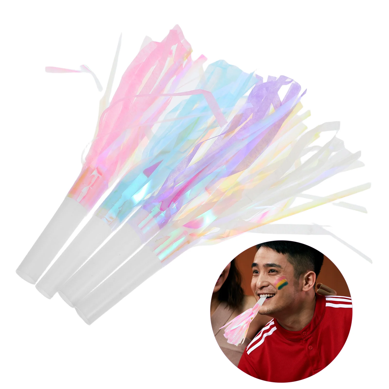 24-delige feestrekwisieten Lawaaiblazers Noisemakers Blowouts Maskerade Decoraties Symfonie