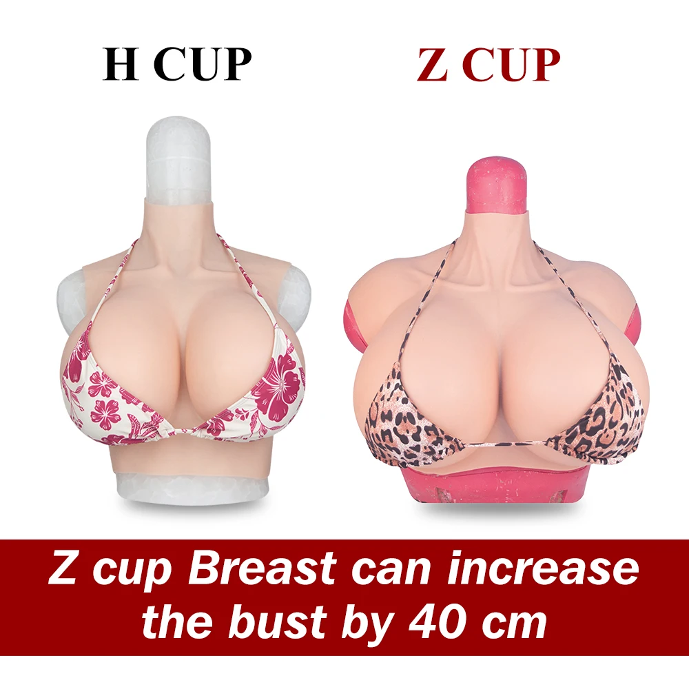 

Realistic Silicone Breast Forms Crossdressers Z Cup Huge Fake Boobs Enhancer Tits For Transgender Shemale Drag Queen Cosplay