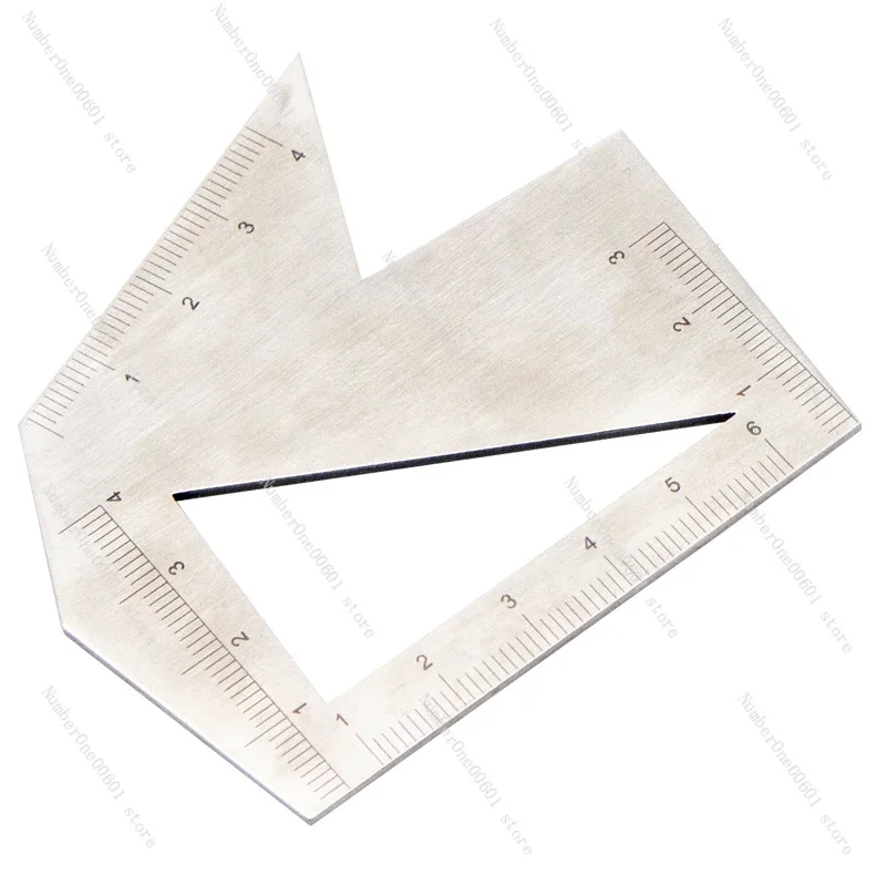 Rhinoplasty instrument, nose angle number, stainless steel measuring ruler, nose angle ruler