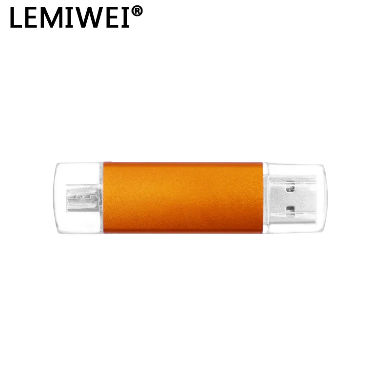 หลากสี USB 2.0 USB USB ปากกาไดรฟ์16GB 32GB 64GB ที่เก็บข้อมูล USB U Disk ไมโคร USB memoria Flash Stick สำหรับโทรศัพท์มือถือ