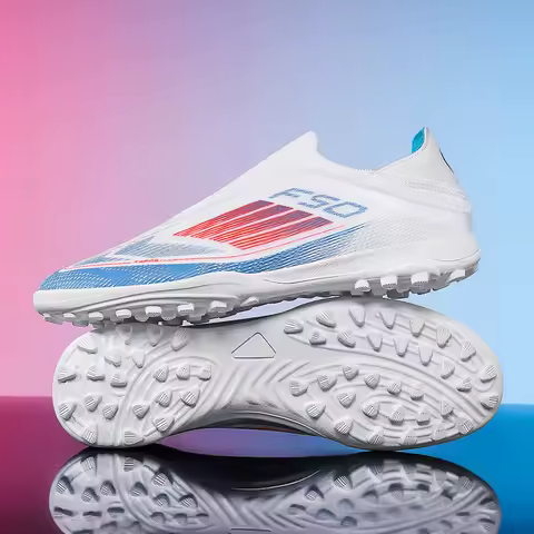 New Men Soccer Shoes Cleats Training Boys Sport Football Boots FG/TF Non Slip Match Breathable Adult Long Spikes Outdoor Sneaker