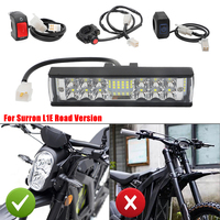 For Surron L1E Road Version Plug&Play Modified Headlight On/off Switch with Plug for Sur-ron Lightbee X Segway X260 X160