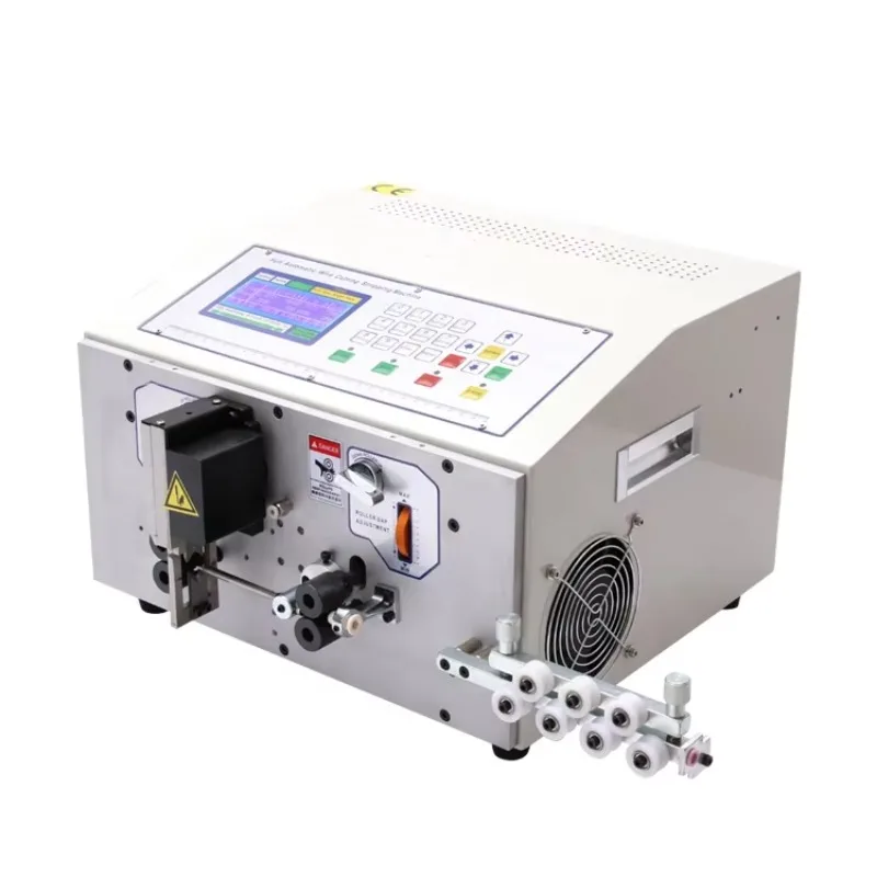 

Automatic Wire Cutting And Stripping Machine Cable Manufacturing Equipment With Wire Cut Strip Crimp Function