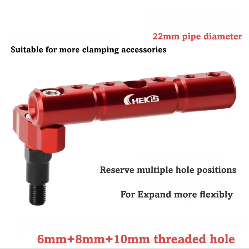 Chekis Is Suitable for Honda Forza350 Nss350 Forza300/250 Modified Navigation Phone Holder Fixed Base Extension Rod Multi-Functional Bracket