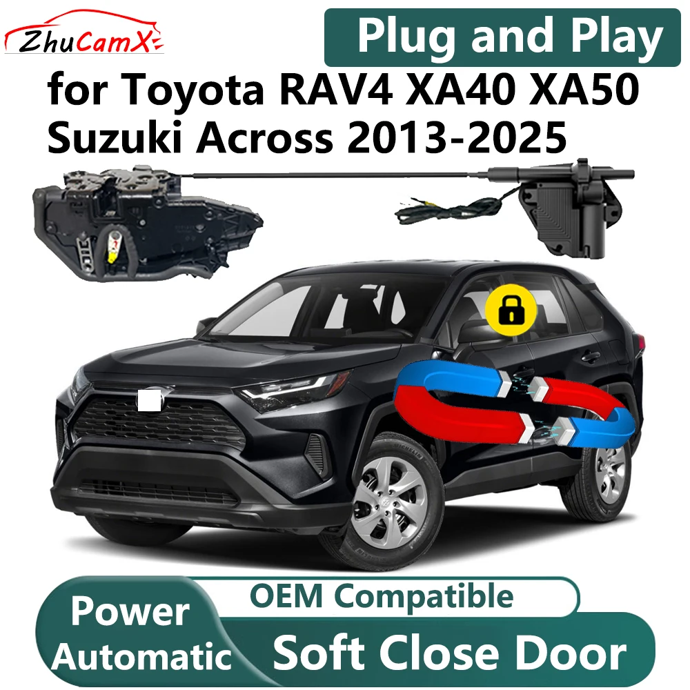 

ZhuCamX for Toyota RAV4 XA40 XA50 Suzuki Across 2013-2025 Car Electric Soft Close Door System Power Closing Door Latch Lock OEM