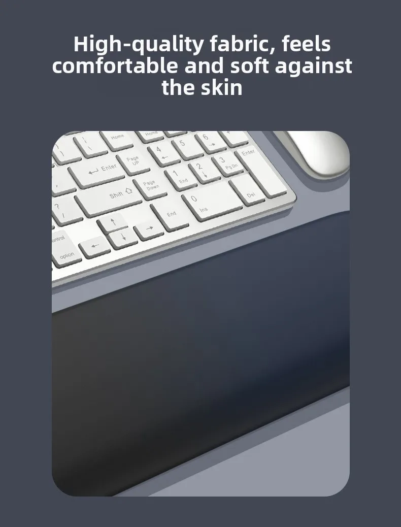 Gradient Handgelenkauflage Tastatur-Maus-Set Ergonomische Schreibtischunterlage für Büro und Gaming 7 Farben 3 Konfigurationen – Detail 2