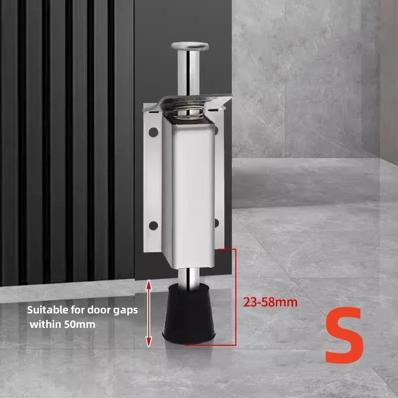 Poort Stay Vaste Deurhouder RVS Deur Voet Stophouder Vloerstop Buffer Catch Deurstop Meubelhardware