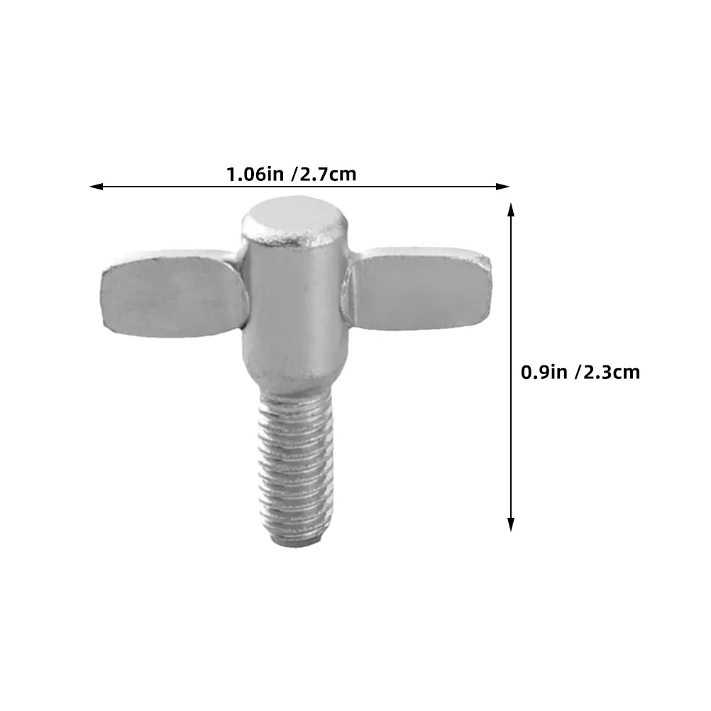 6 Pcs Cymbal Fastener Accessories Screws Repairing Tool Wing Drum Nuts Fixing Replacement