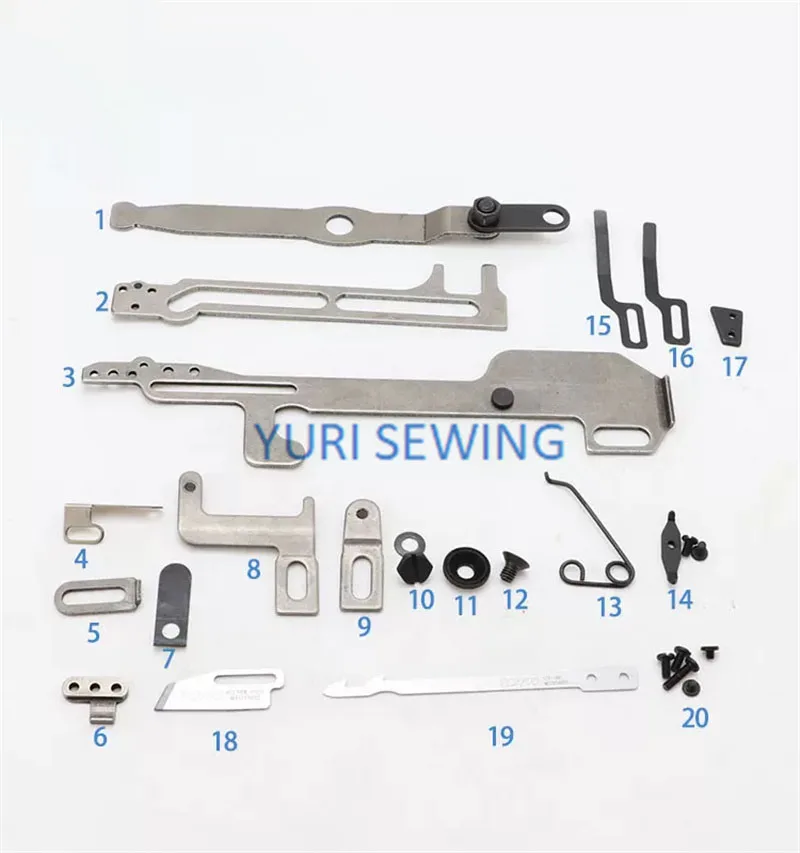 CT9000 automatic thread trimming cutter head accessories 3-needle 5-thread interlock high quality sewing machine parts