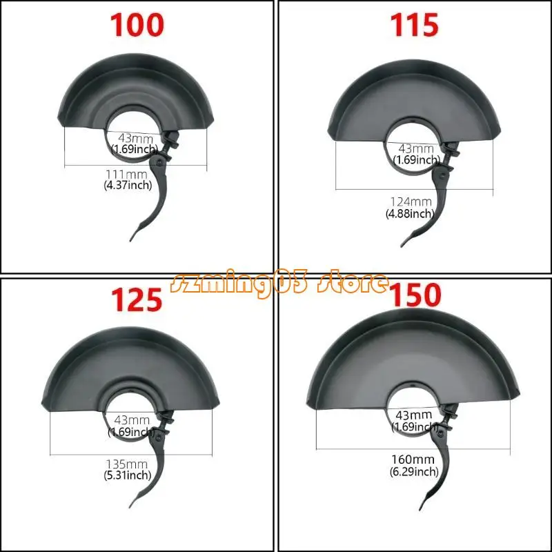 H9EC High Compatibility Angles Grinder Safety Cover Case Shield For Fast Installation