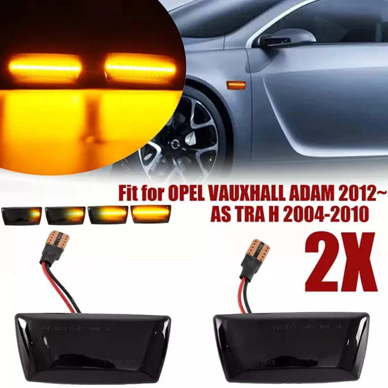 

Для Opel Insignia Astra H Zafira B Corsa D для Chevrolet Cruze светодиодный динамический боковой маркер сигнал поворота светильник последовательный указатель поворота