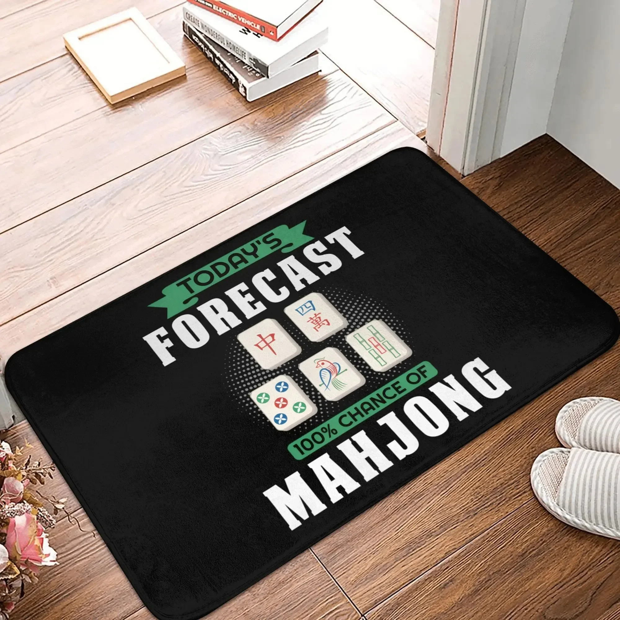 Mahjong Shop Welcome Mat Mahjong Creative Theme Entrance Mat Mahjong Shop Decoration Mahjong Enthusiasts
