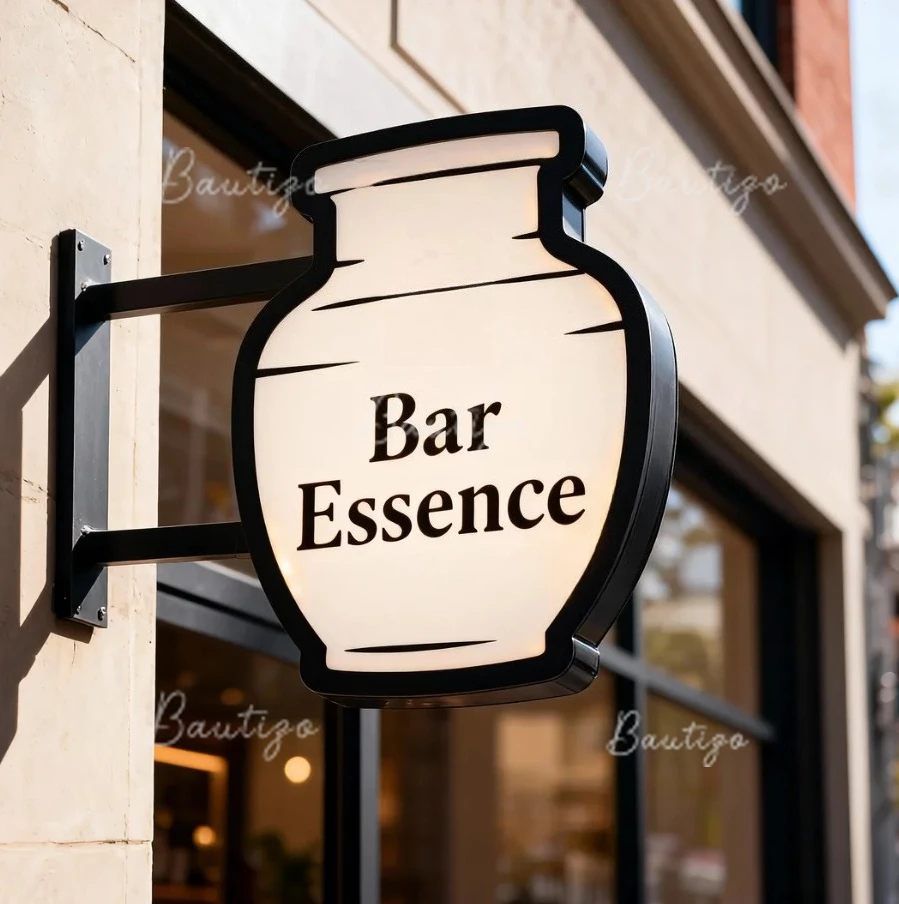 Custom LED Lightbox Sign Illuminated Business Advertising Double-sided Lightbox Signage Double Sided Outdoor Bar Light Box