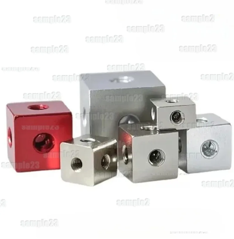 10pcs Square Nut Hexagon Nut Block Threaded Insert M3 M4 M5 M6 M8 M10 Acrylic Case Mounting Fastener 6-30mm