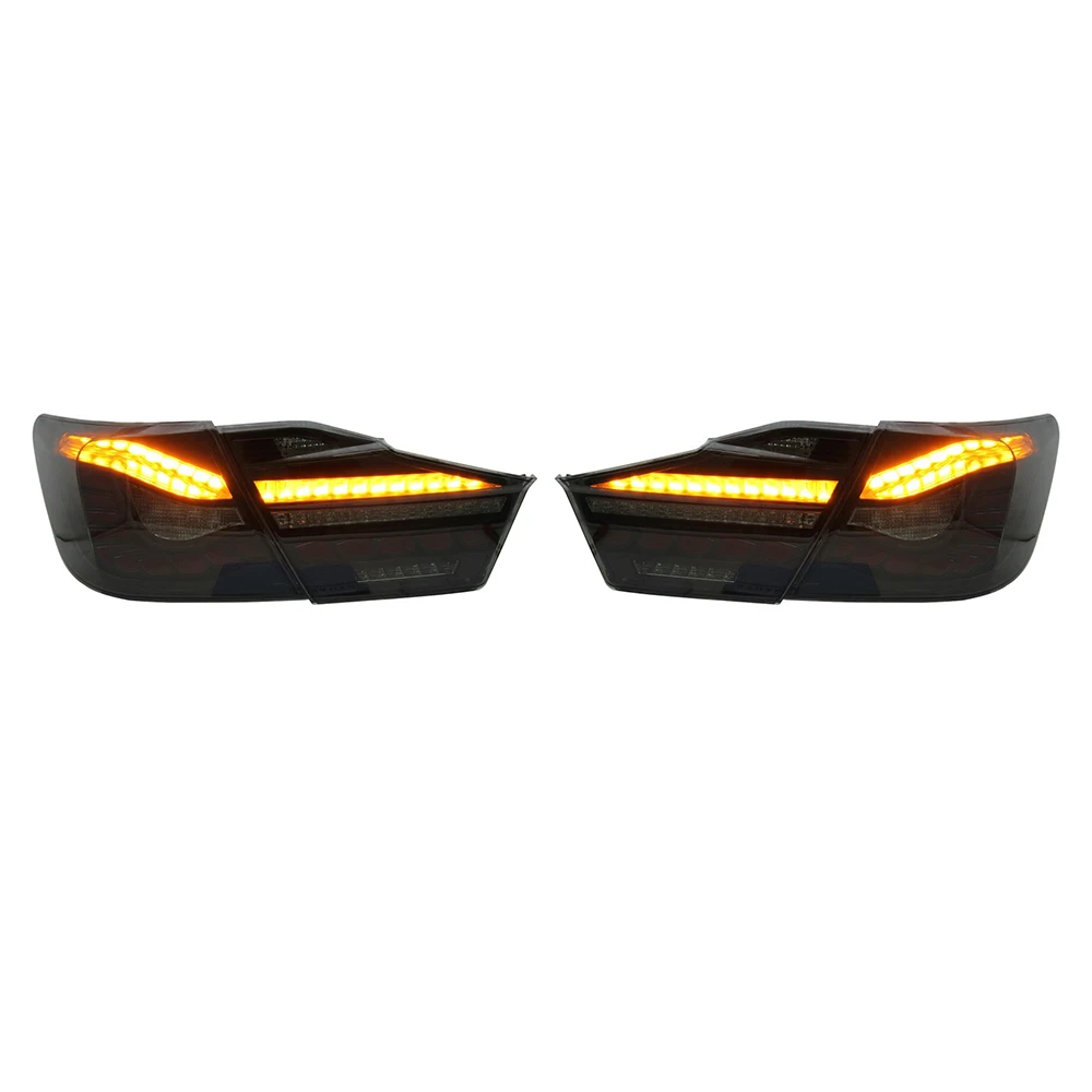 Car LED Plug And Play Rear Tail Lamp With Brake Lamp+ Turn Lamp+Reverse Lamp For Toyota Camry 2012 2013 2014 7th Taillight view 4