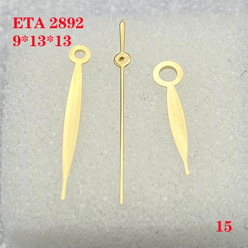 Watch Accessories Watch Hand 3 Needles for ETA 2892 Movement Size 9.0mm*13.0mm*13.0mm Man\'s No.015