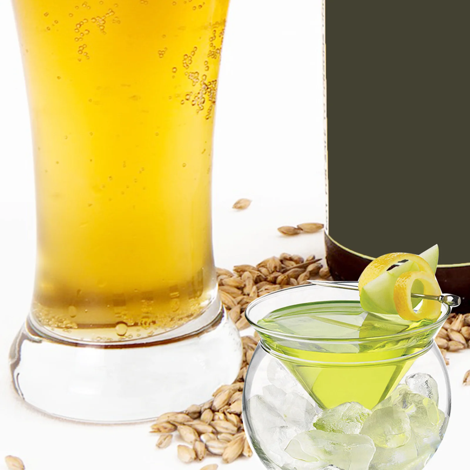 

1Pcs Creative Cocktail Glass Premium Round High Borosilicate Glass Smooth Surface Easy Clean Home Bar Restaurant