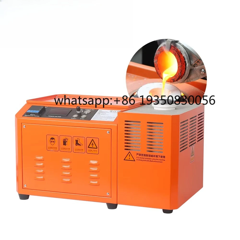 

Hot Sale Gold Bar Making Machine 1kg 2kg Mini Gold Melting Machine with Temp Controlling System