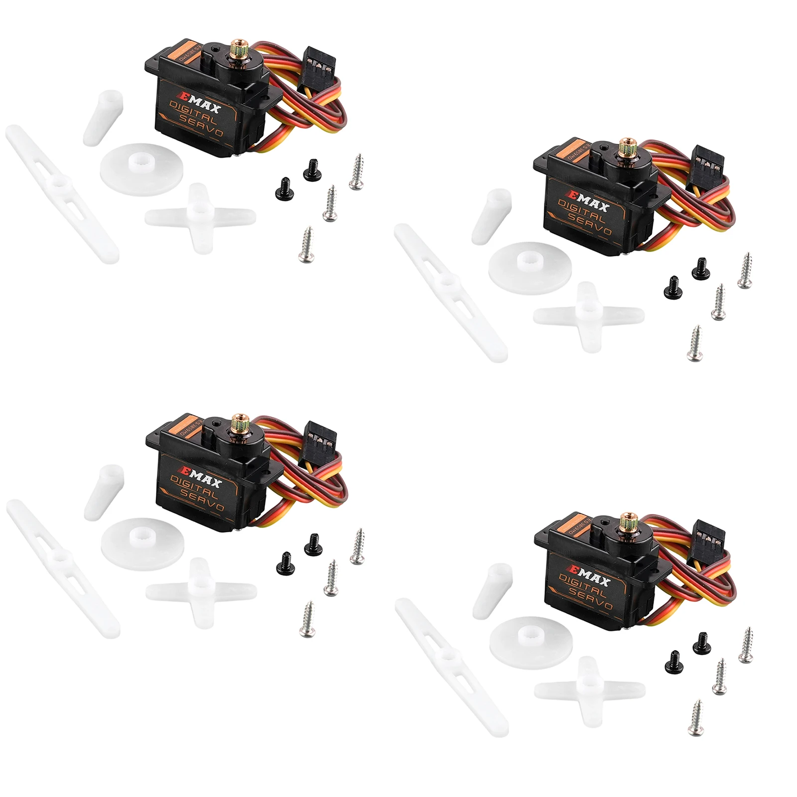 1/2/4 PCS Emax ES3059MD 12g Metall Digital RC Servomotor Antrieb für RC Autos Flugzeug Modell und Roboter PWM Antrieb