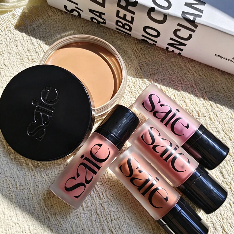 Saie Brand Facial Contour Light Silky Touch Highlighter Gloss Non-sticky Liquid Blush Moisturizing Concealer Antioxidant Makeup