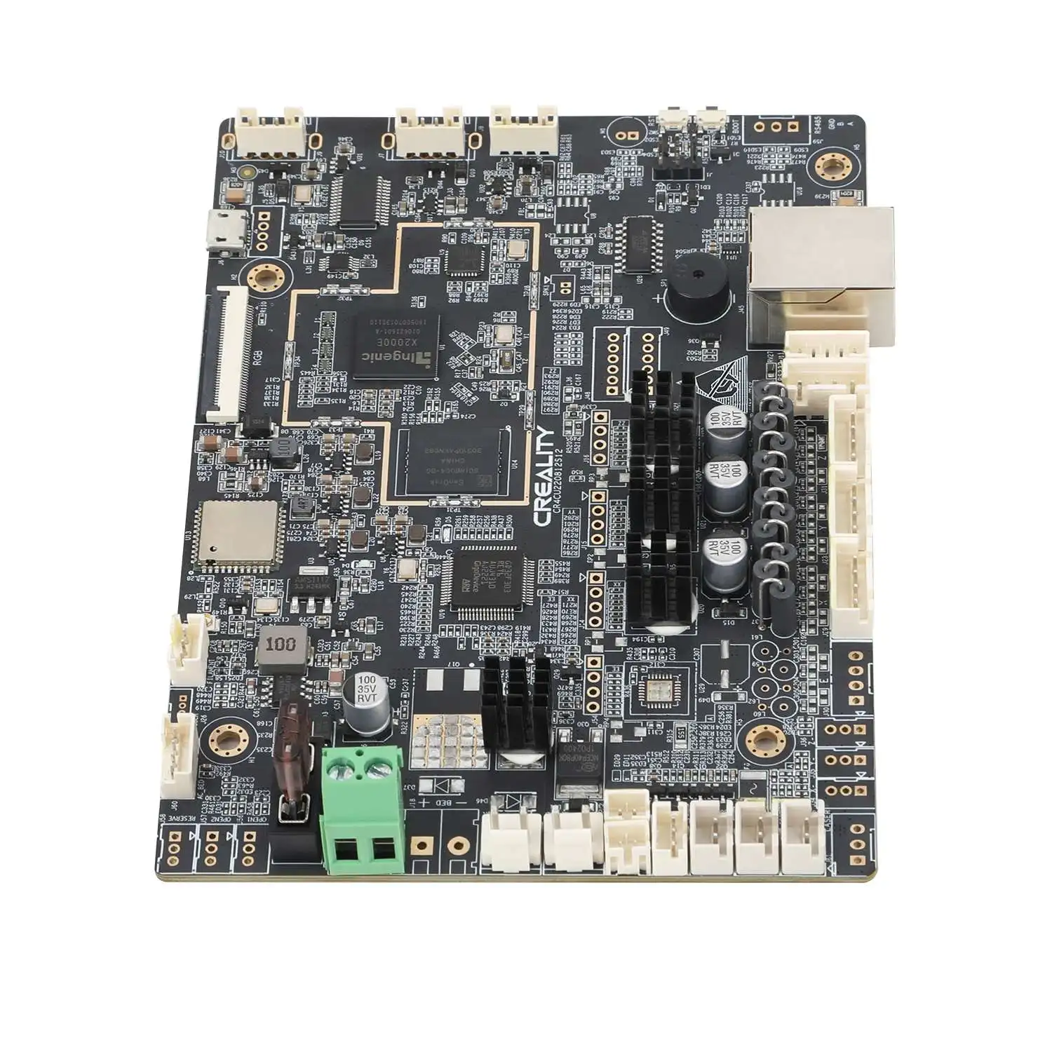 Imagem -06 - Creality Original k1 k1 Max Mainboard Kit Mute Mainrboard Kit_cr4cu 220812 Peças de Impressora 3d S12_32_tmc2209_x2000e para k1 Max