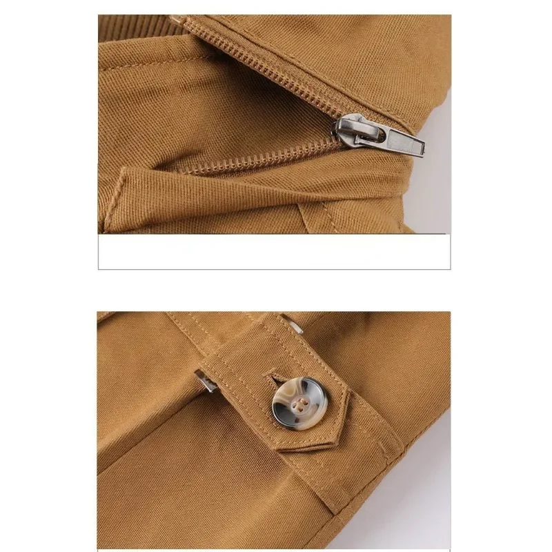 Men Bomber Jacket Zipper Windbreaker Military Tactical Coats Multiple Pockets Hooded Outdoor Outerwear Sports Jackets New