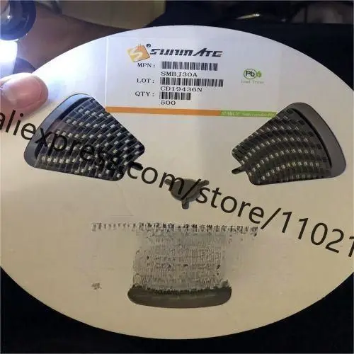 SMBJ30A ESD supressor/TV Diode 30volt 5uA 100 amp uni-dir Chip IC 3000 ~ 12.4 buah