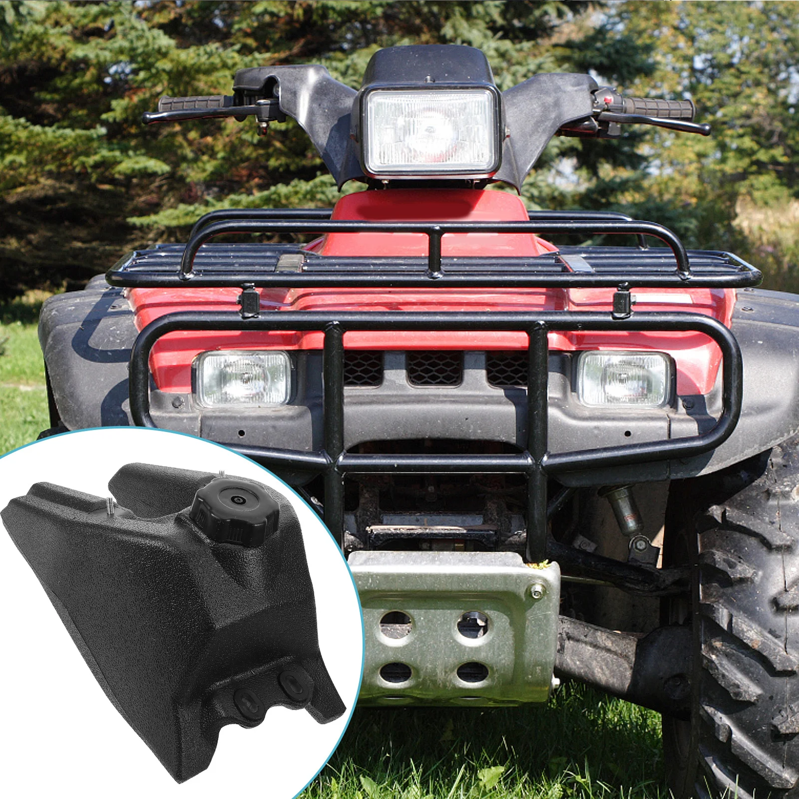 

Fuel Tank Atv Gas Tank Durable Stylish Design Easy Installation No Tools Required Long Ride Small Engine Compatible