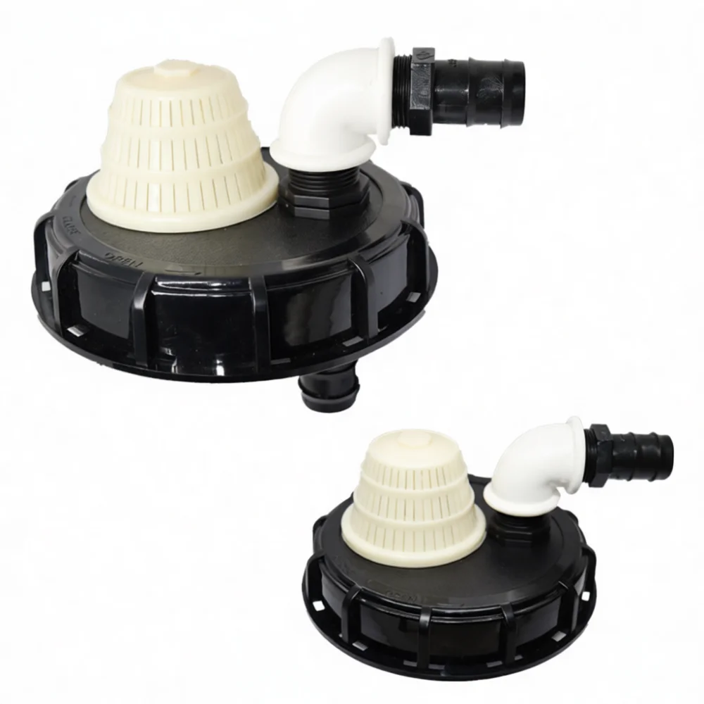 165mm IBC Tote Lid With Relief Valve Industrial Tank Cover Breathable Seal Waterproof Connector Replacement Storage Parts