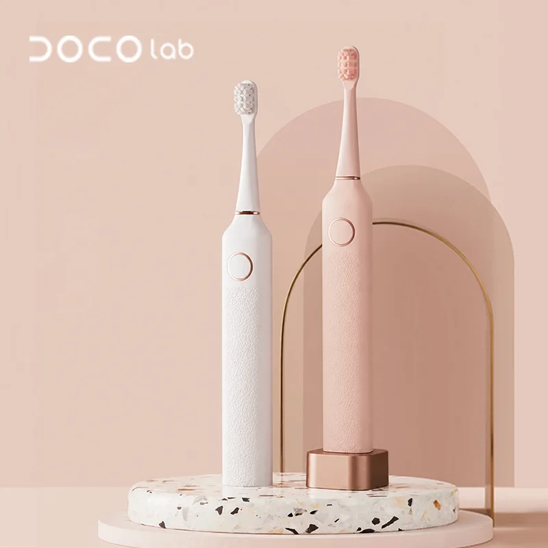 DOCO Sonic Electric Toothbrush 20° Swing Vibration Smart Zone Reminder Rechargeable Oral Care Toothbrush Replacement Brush Heads